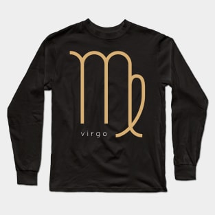 Zodiac Sign Virgo Long Sleeve T-Shirt